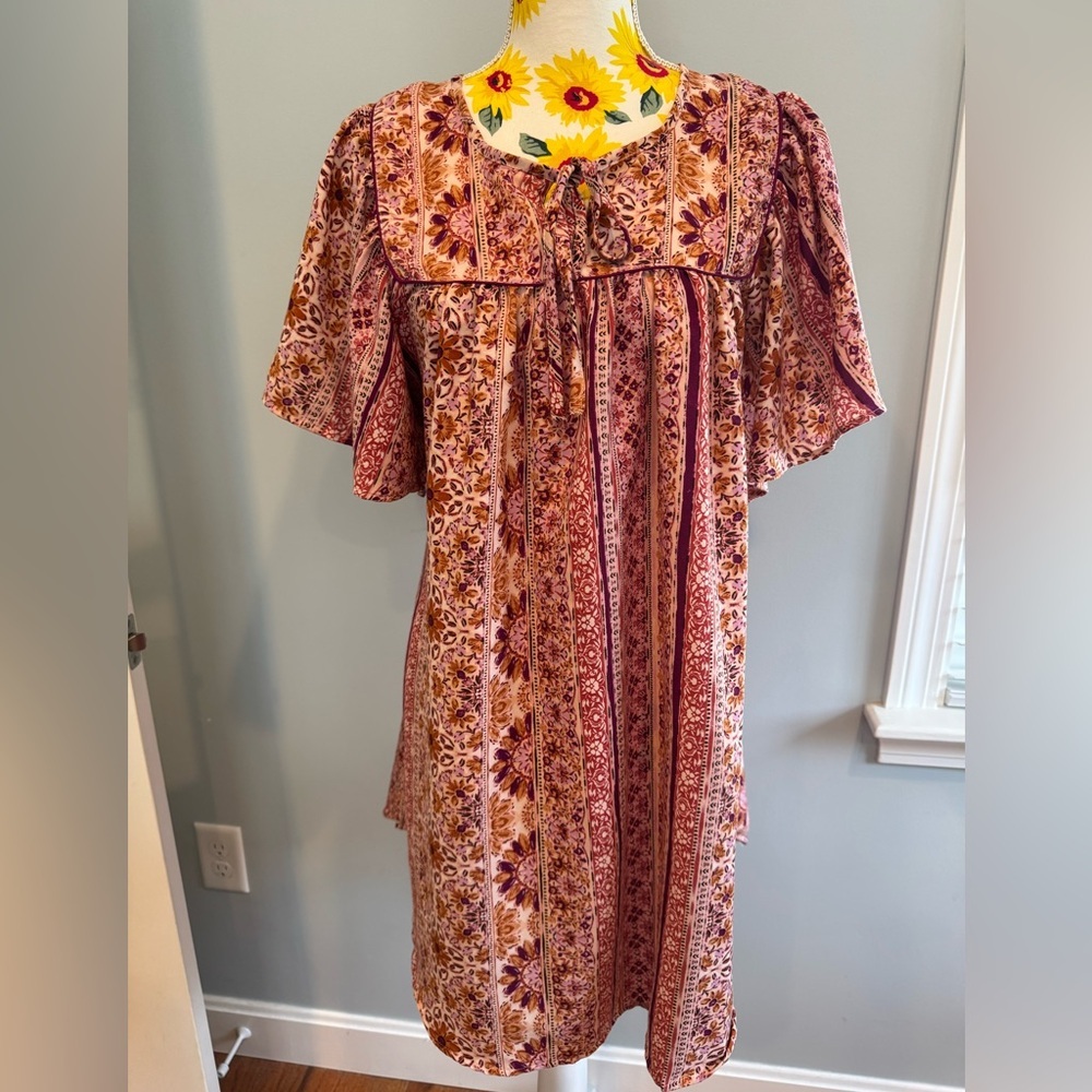 Band of The Free Boho Flowy Dress Size M